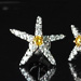 Diamond Starfish Earrings 
